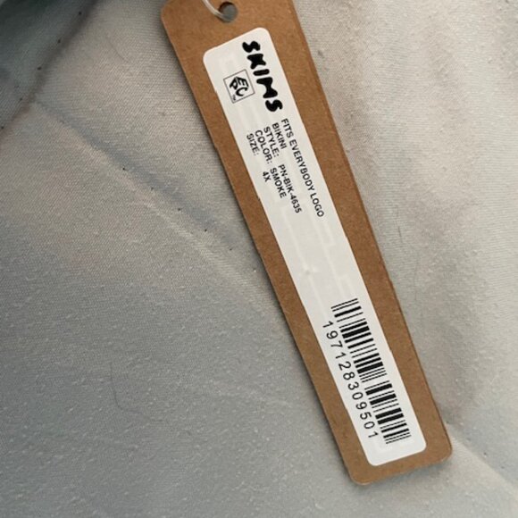 NWT SKIMS Everybody Logo Bikini Smoke Gray Grey Make Your Own Bundle Size 4x $20 - Picture 5 of 16